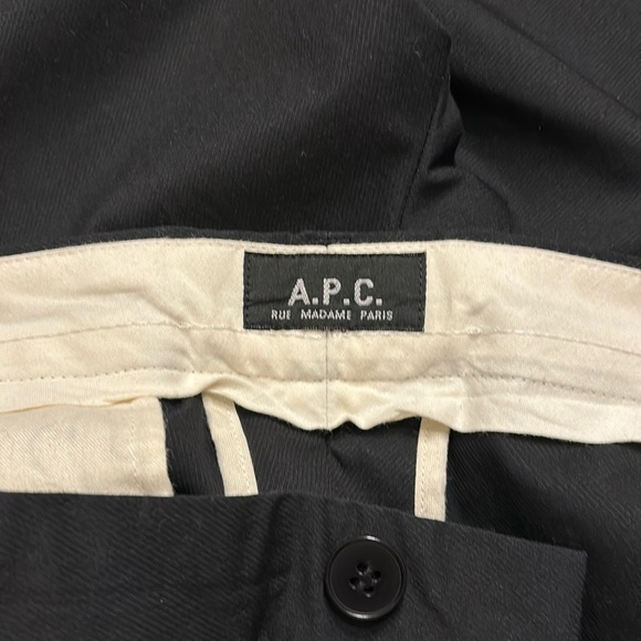 A.P.C. Pants, black slacks/chinos, size 32 (they run very small). - Picture 6 of 8
